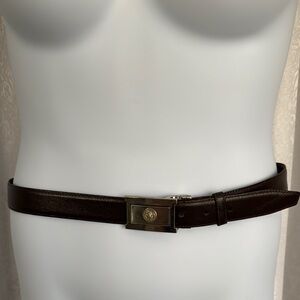 CANTERBURY MENS LEATHER MONEY BELT SZ: 34”